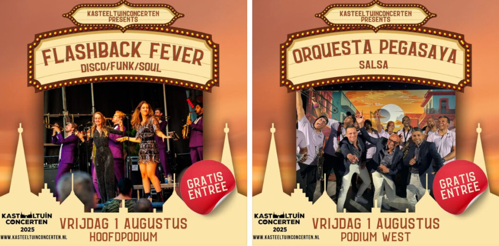 Programma Kasteeltuinconcerten Helmond 2025