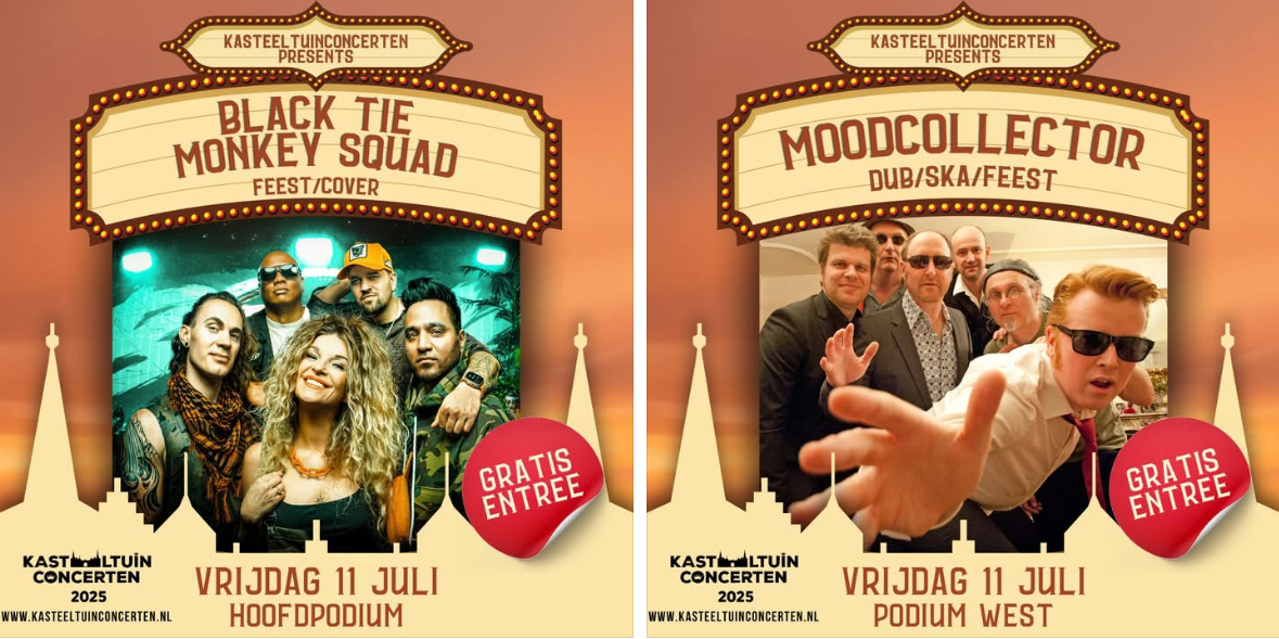 Programma Kasteeltuinconcerten Helmond 2025