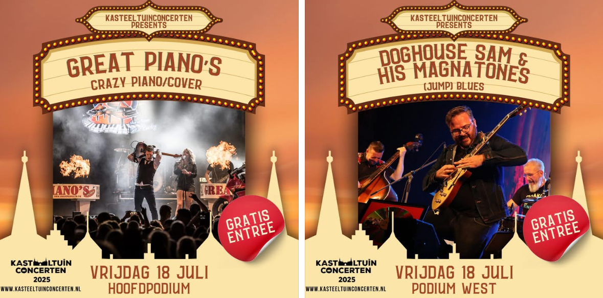 Programma Kasteeltuinconcerten Helmond 2025
