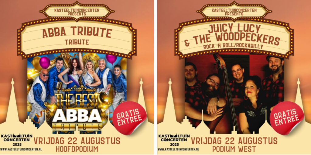Programma Kasteeltuinconcerten Helmond 2025