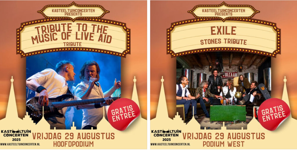 Programma Kasteeltuinconcerten Helmond 2025